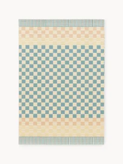 Alfombras De Exterior|Alfombras De Exterior>benuta Alfombra de interior y exterior Candy Azul petróleo, amarillo