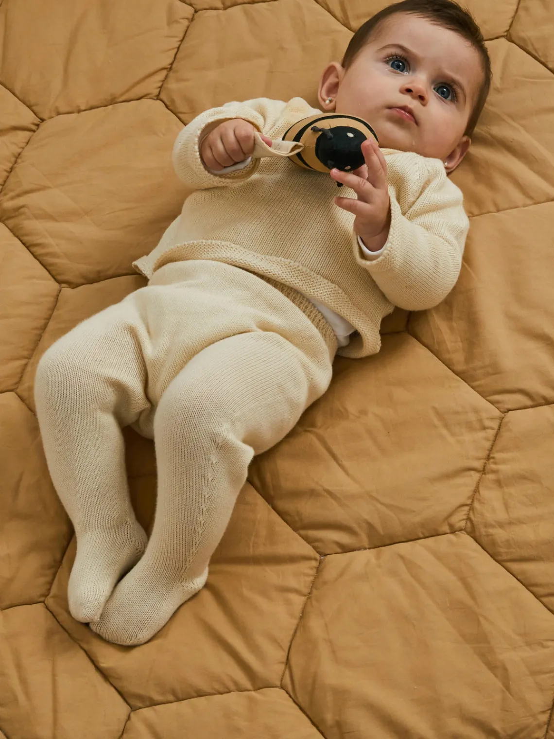 Hot Alfombra de juegos artesanal con juguetes sonajeros Honeycomb Niños Mantas Y Alfombras De Juego|Decoración Infantil