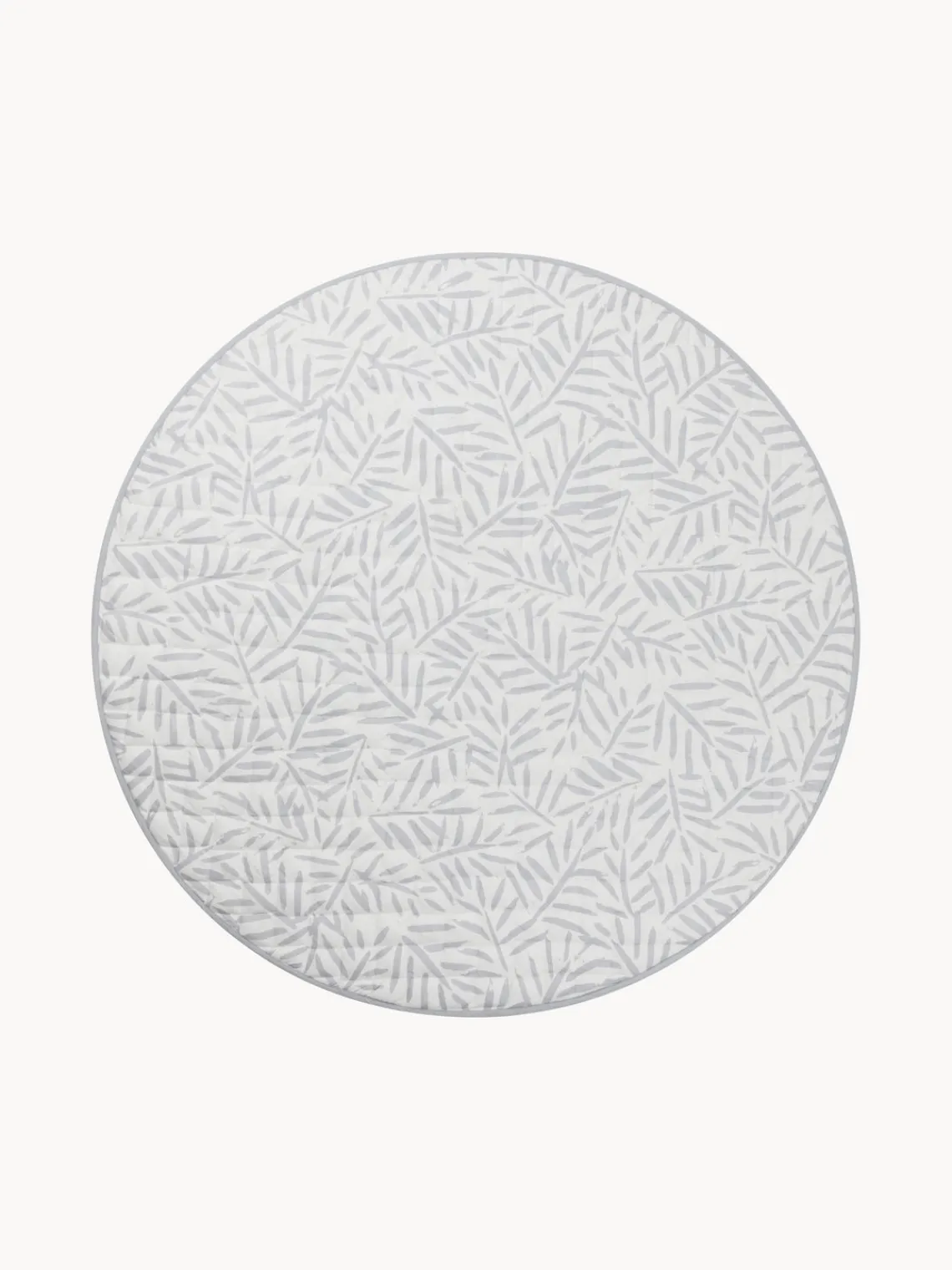 Mantas Y Alfombras De Juego|Mantas Y Alfombras De Juego>Toddlekind Alfombra de juegos reversible de algodón ecológico Jeffrey Blanco Off White, gris claro