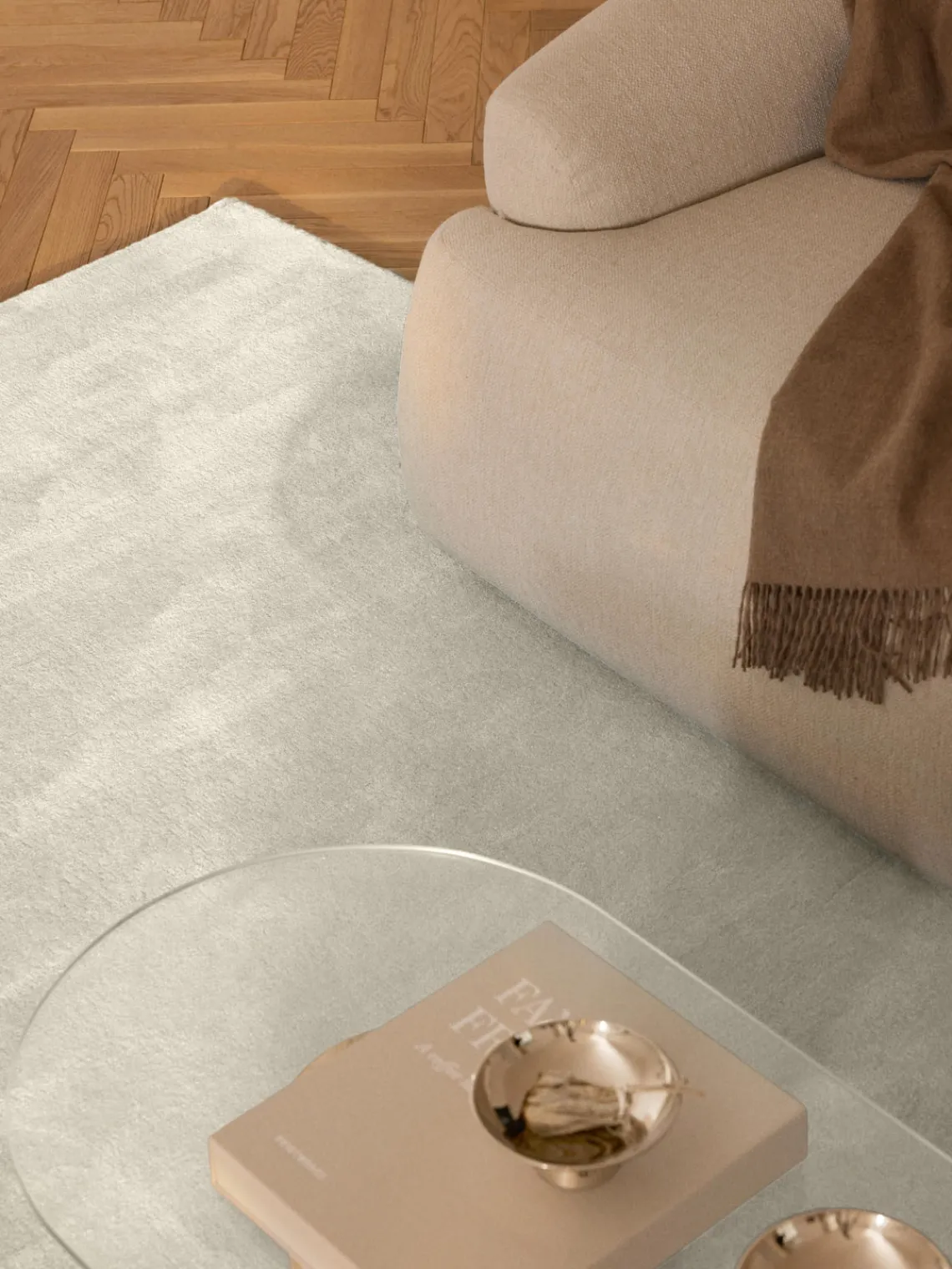 Rectangular|Alfombras Rectangulares>Westwing Collection Alfombra de lana artesanal Zayne Blanco Off White