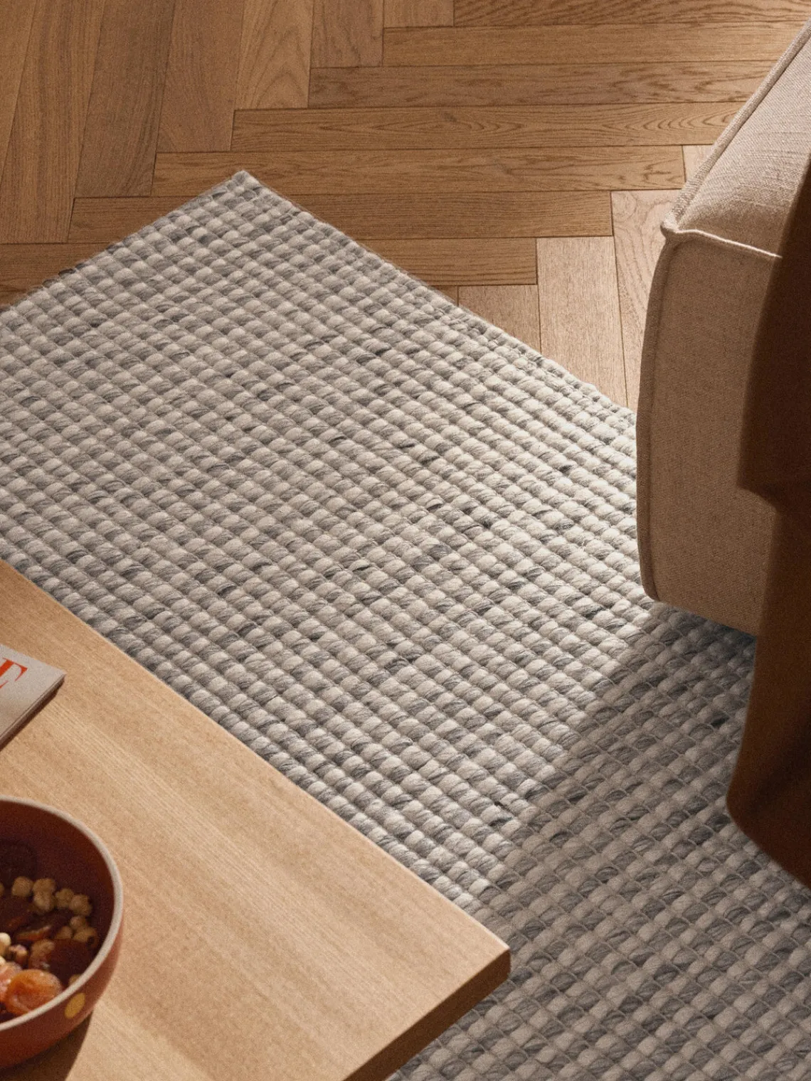 Rectangular|Alfombras Rectangulares>Westwing Collection Alfombra de lana artesanal con flecos Rumi