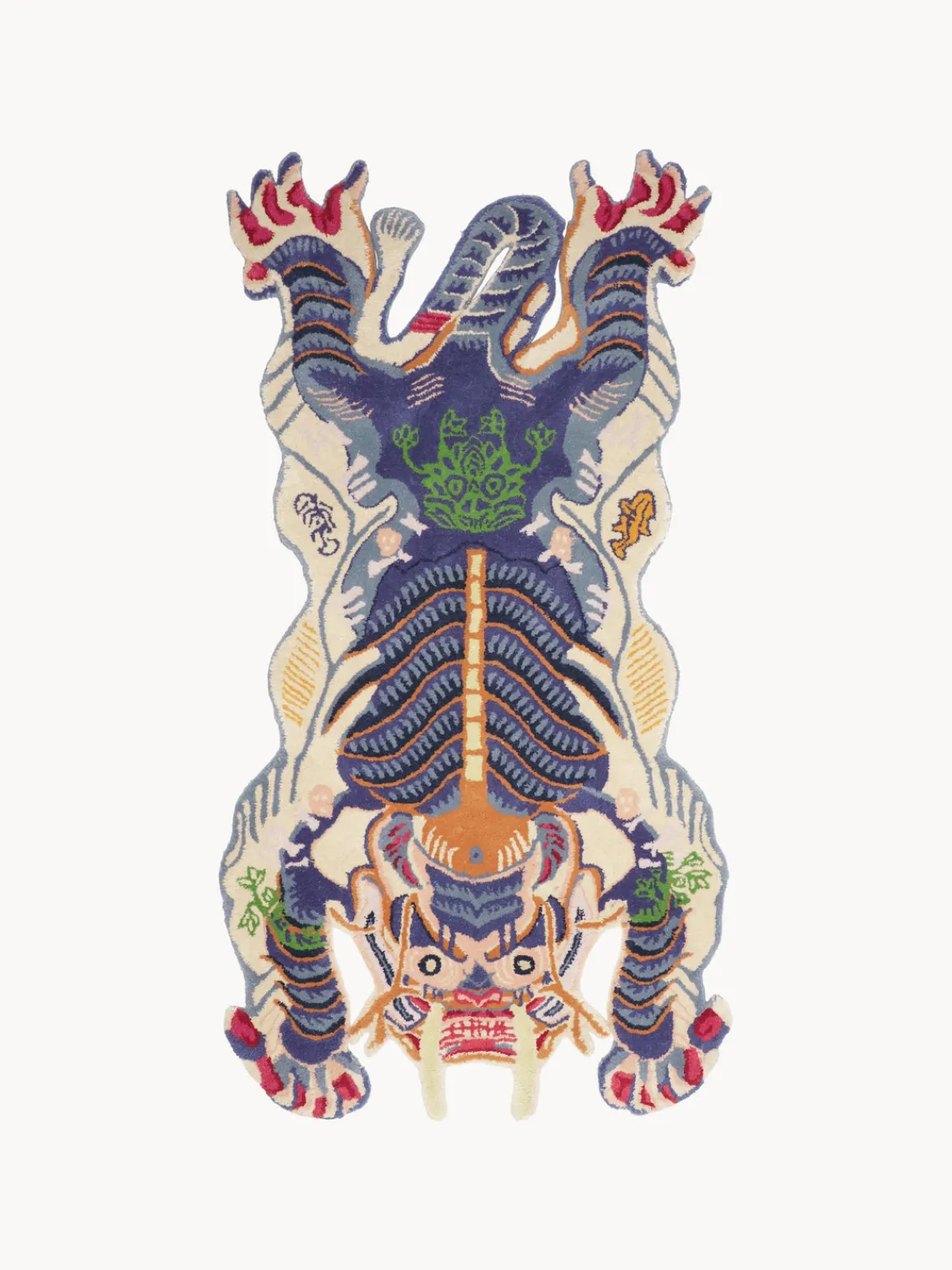 Online Alfombra de lana artesanal Dragon Alfombras Rectangulares|Alfombras