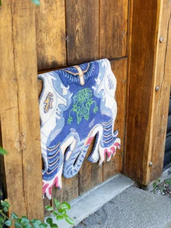 Online Alfombra de lana artesanal Dragon Alfombras Rectangulares|Alfombras