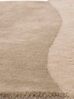 Alfombra de lana con forma orgánica Denton Alfombras Rectangulares|Alfombras