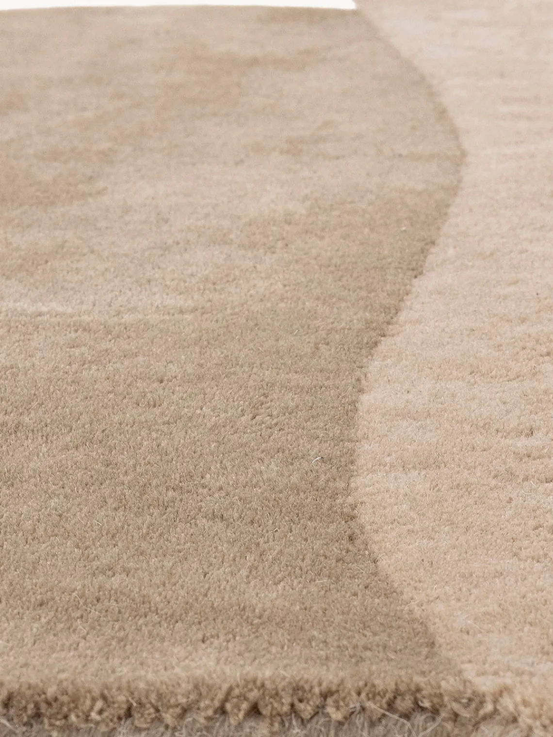 Alfombra de lana con forma orgánica Denton Alfombras Rectangulares|Alfombras