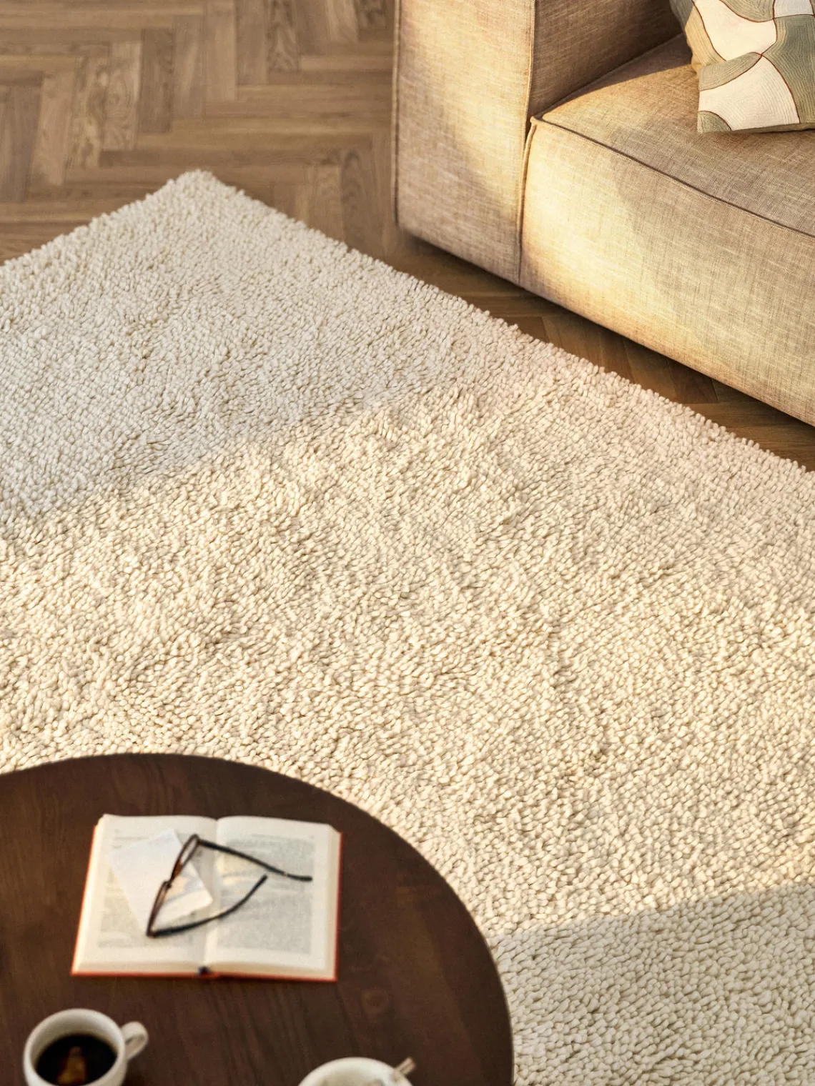 Rectangular|Alfombras Rectangulares>Westwing Collection Alfombra de lana de pelo largo Kasper