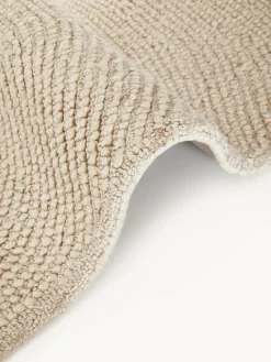 New Alfombra de lana redonda artesanal de pelo corto Eleni Redonda|Alfombras Rectangulares