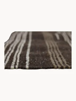 Clearance Alfombra de lana Striped Rectangular|Alfombras Rectangulares
