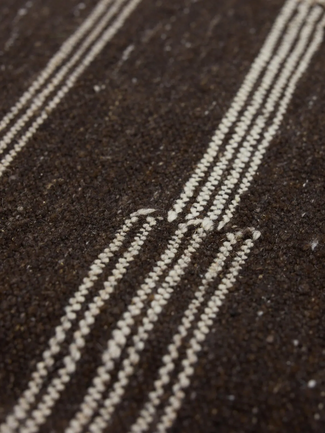 Clearance Alfombra de lana Striped Rectangular|Alfombras Rectangulares