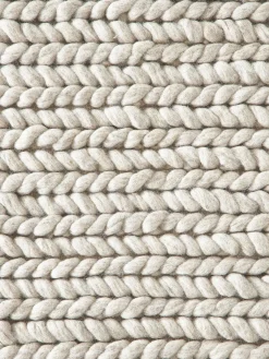 Best Alfombra de lana trenzada Bruna Rectangular|Alfombras Rectangulares