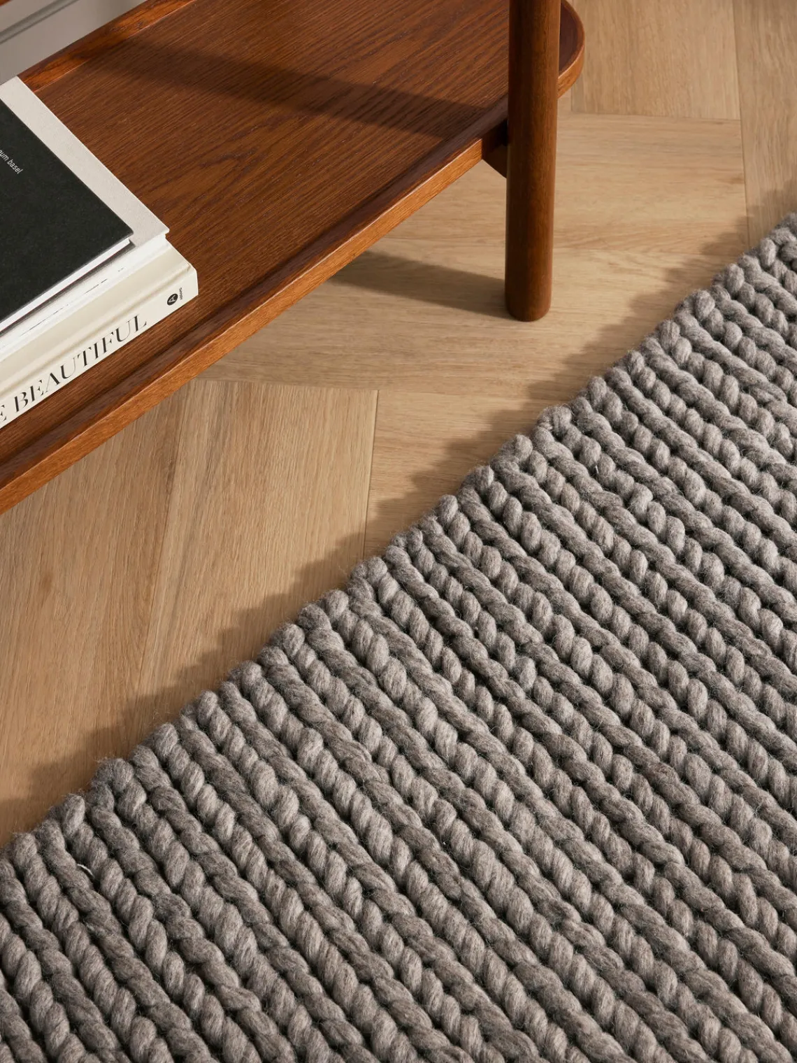 Discount Alfombra de lana trenzada Bruna Rectangular|Alfombras Rectangulares