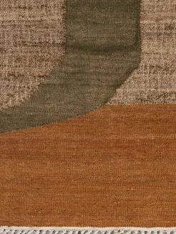 Alfombra de lana y algodón hecha a mano Pavilion Rectangular|Alfombras Rectangulares