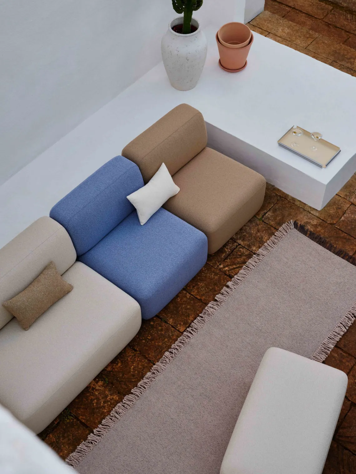 Alfombra de pasillo para interior y exterior tejida a mano Marcus Alfombras De Exterior|Alfombras De Exterior