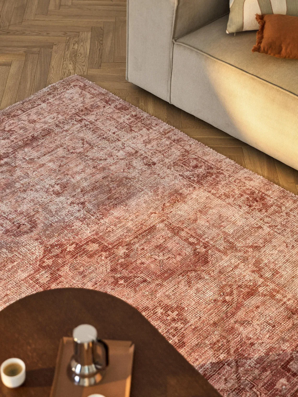 Outlet Alfombra de pelo corto Alisha Rectangular|Alfombras Rectangulares