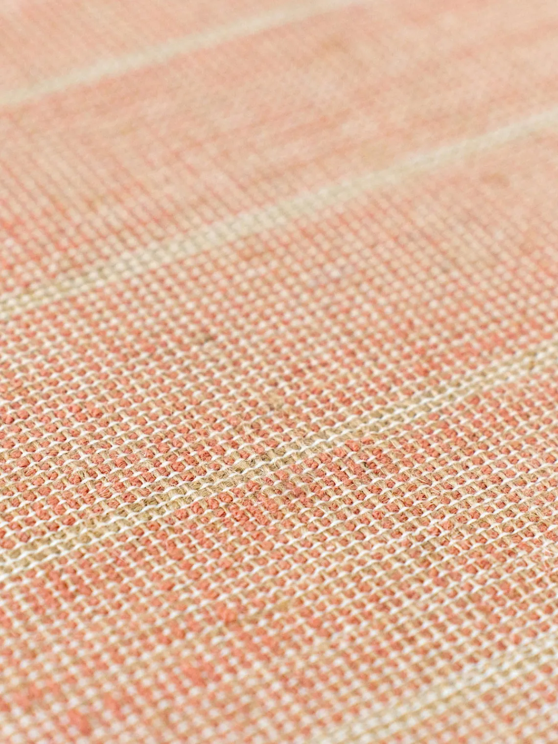 Rectangular|Alfombras Rectangulares>Louis de Poortere Alfombra de pelo corto con flecos diseño Folkform Monochrome Melocotón, beige claro