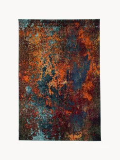 Clearance Alfombra de pelo corto de diseño Celestial Rectangular|Alfombras Rectangulares