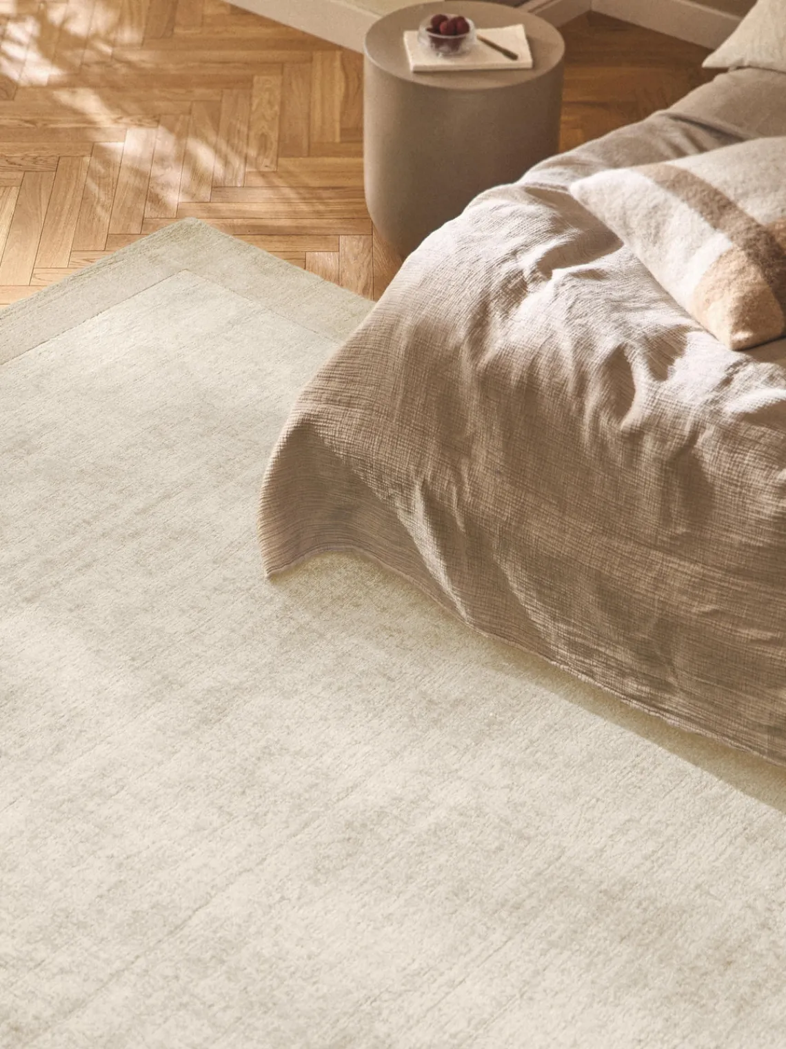 Rectangular|Alfombras Rectangulares>Westwing Collection Alfombra de pelo corto Kari Blanco crema