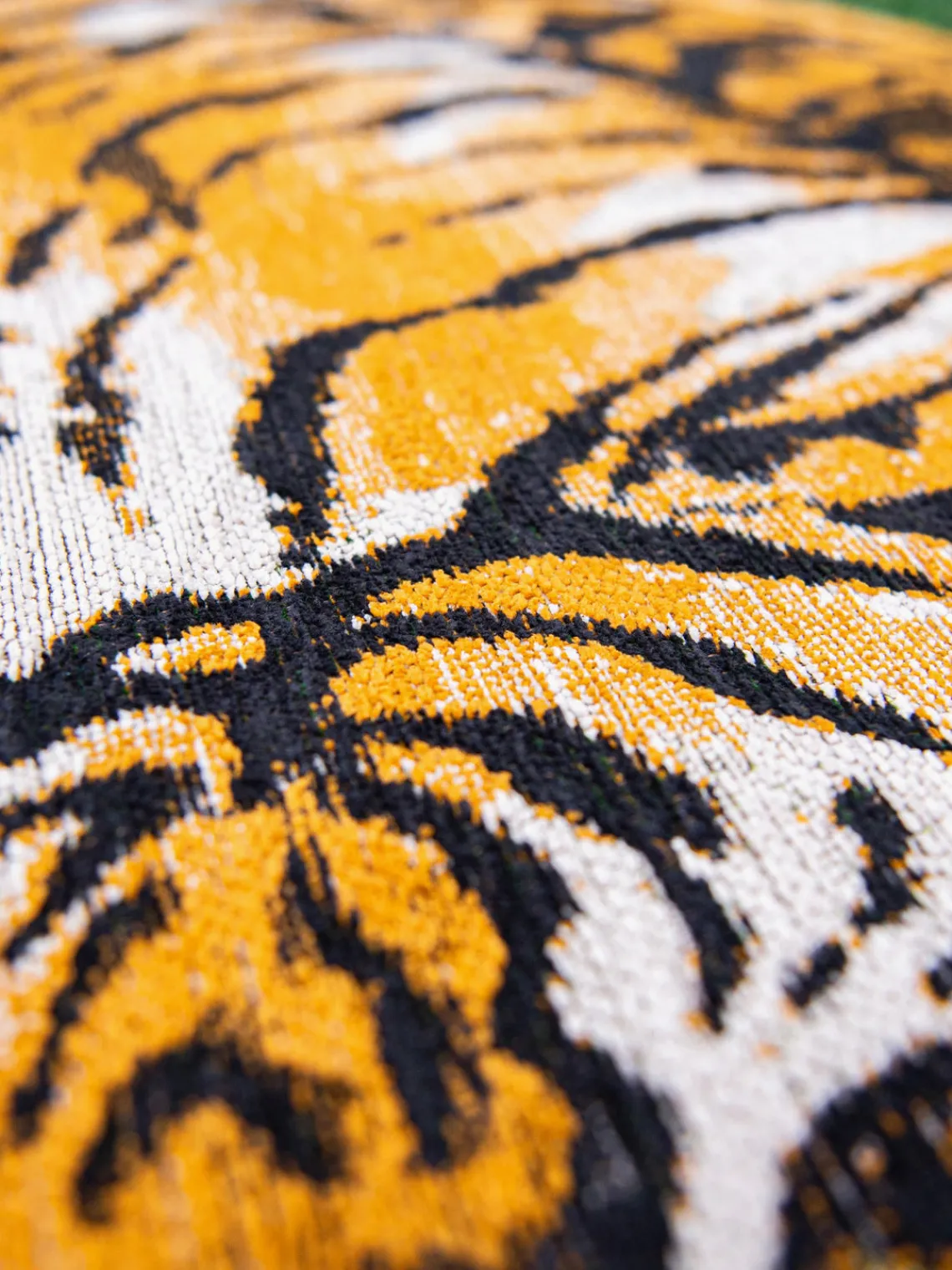 Rectangular|Alfombras Rectangulares>Louis de Poortere Alfombra de pelo corto Pop Verde oscuro, marrón claro, negro, blanco