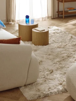 Alfombra de pelo largo brillante Jimmy Rectangular|Alfombras Rectangulares