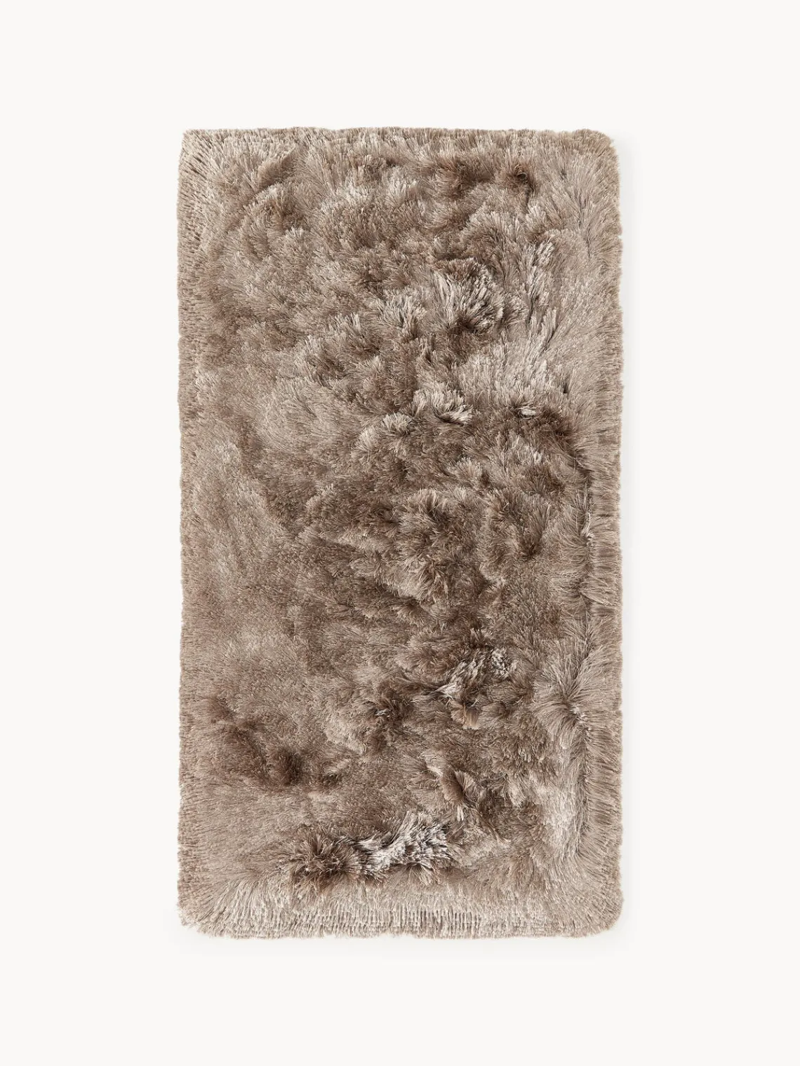 Rectangular|Alfombras Rectangulares>Westwing Collection Alfombra de pelo largo brillante Jimmy Taupe