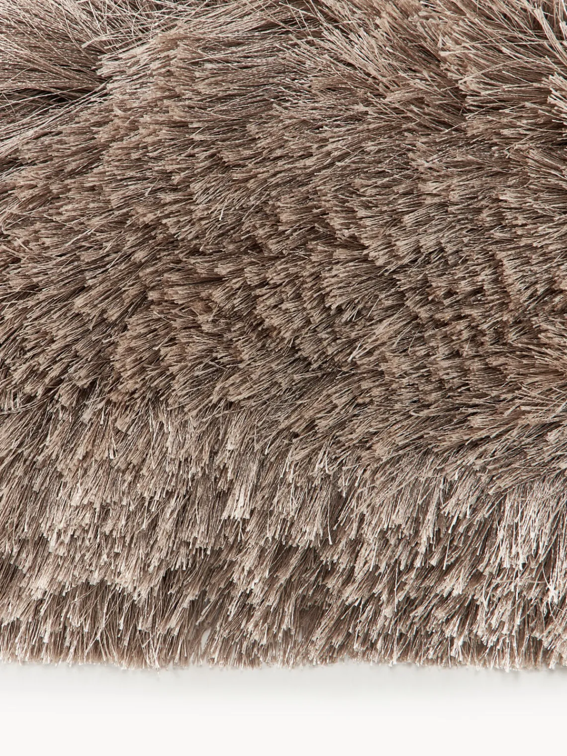 Rectangular|Alfombras Rectangulares>Westwing Collection Alfombra de pelo largo brillante Jimmy Taupe