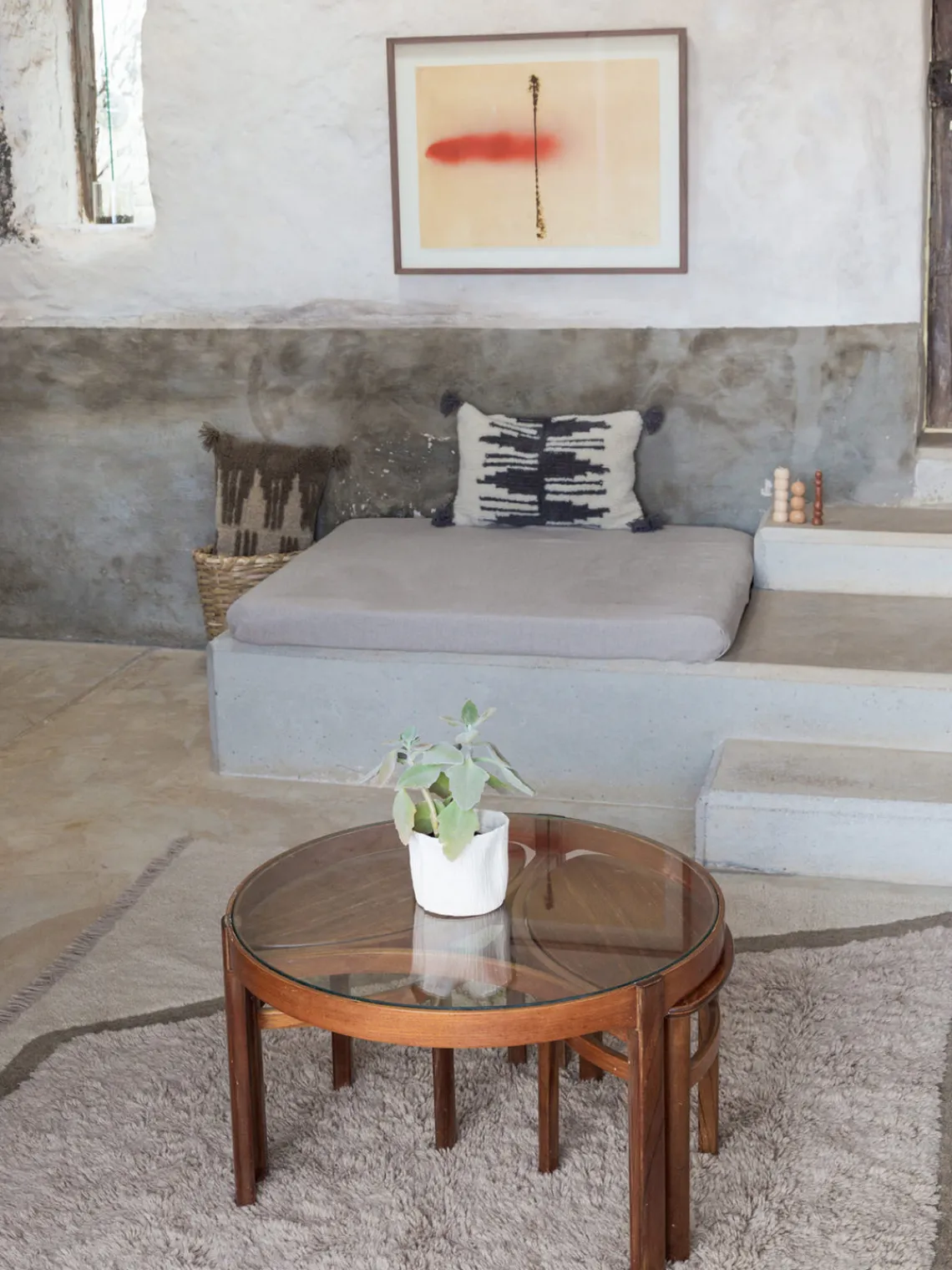 New Alfombra de pelo largo de lana Nomad Rectangular|Alfombras Rectangulares