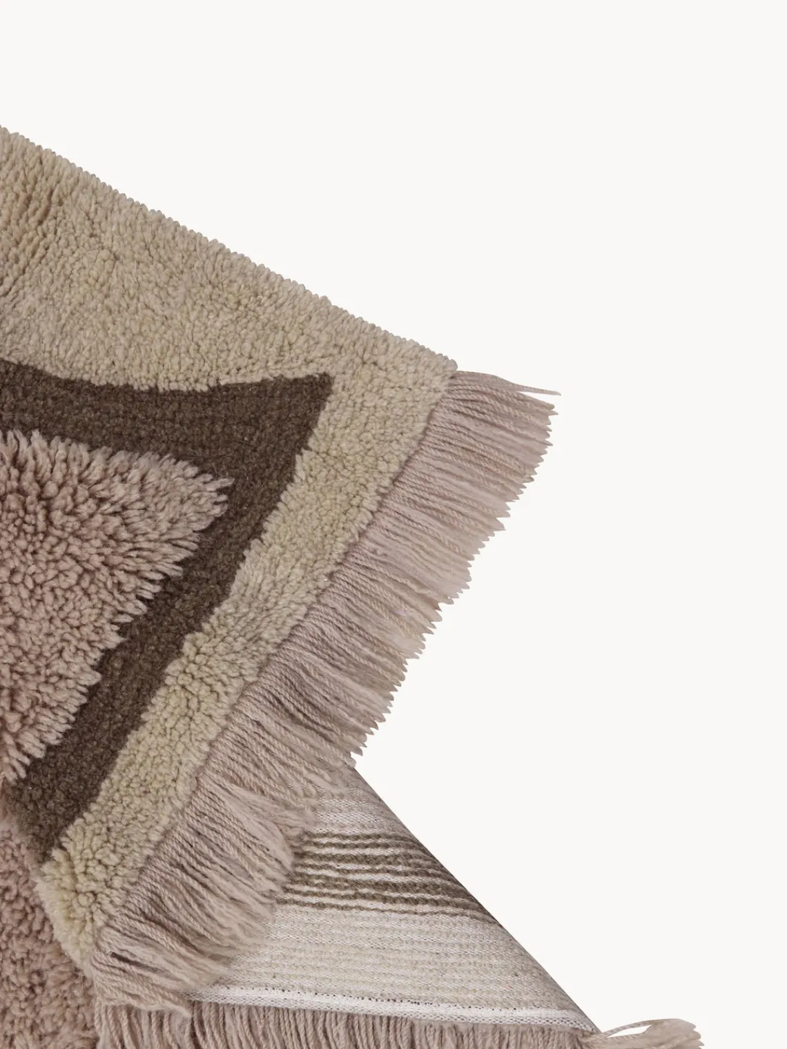 New Alfombra de pelo largo de lana Nomad Rectangular|Alfombras Rectangulares