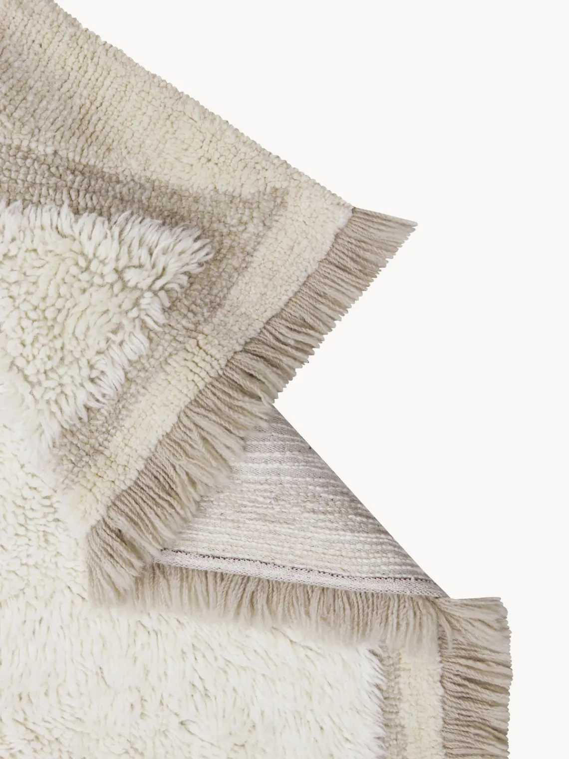 Best Alfombra de pelo largo de lana Nomad Rectangular|Alfombras Rectangulares