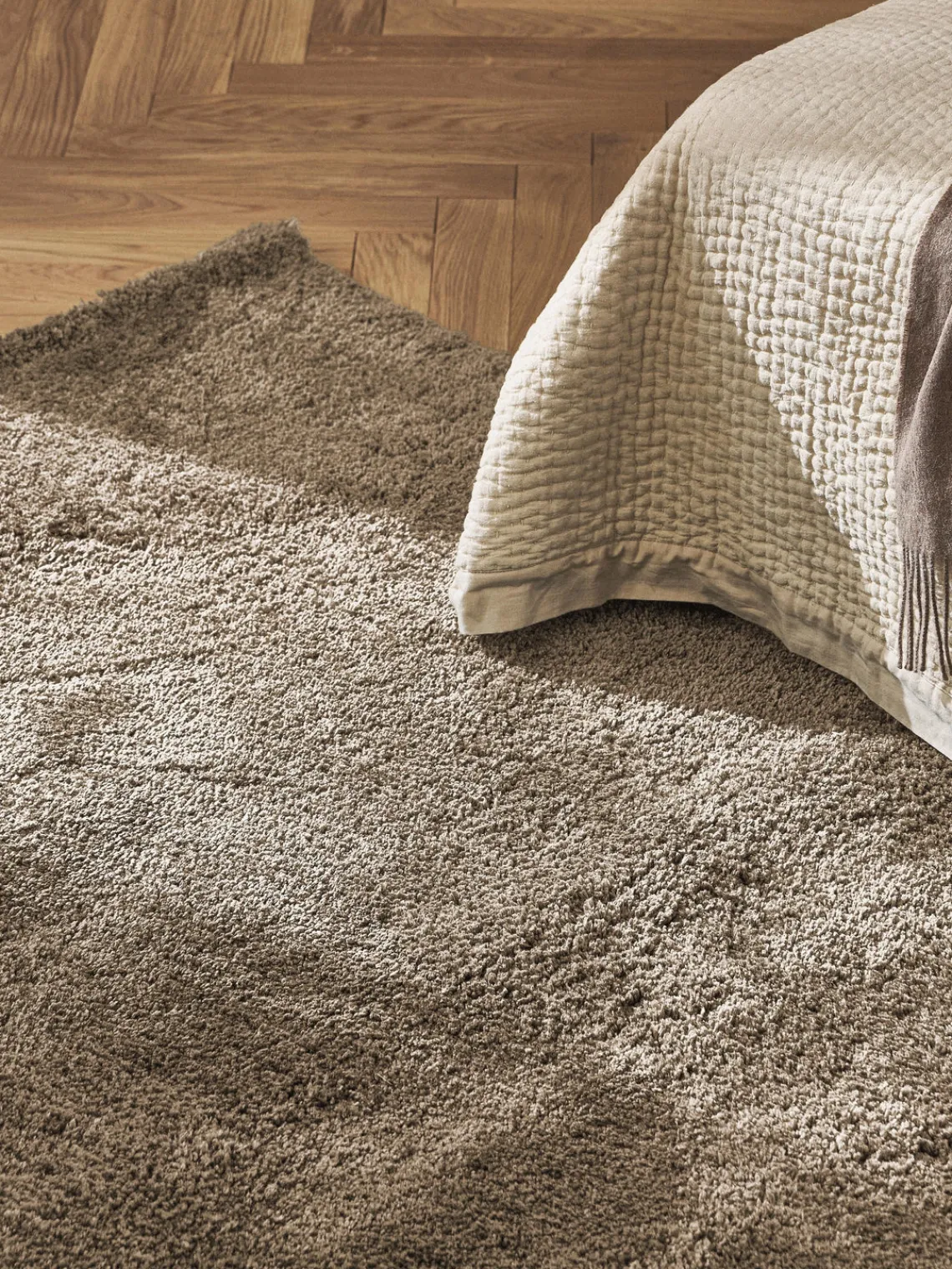 Rectangular|Alfombras Rectangulares>Westwing Collection Alfombra de pelo largo Leighton Marrón