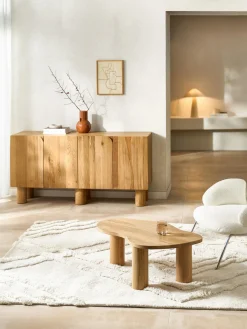 Clearance Alfombra de pelo largo texturizada Magda Rectangular|Alfombras Rectangulares