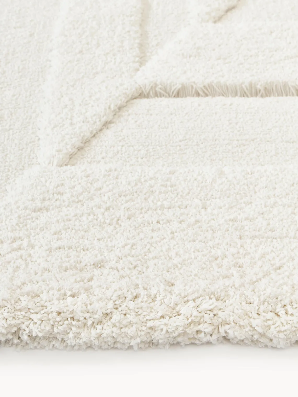 Online Alfombra de pelo largo texturizada Zion Rectangular|Alfombras Rectangulares