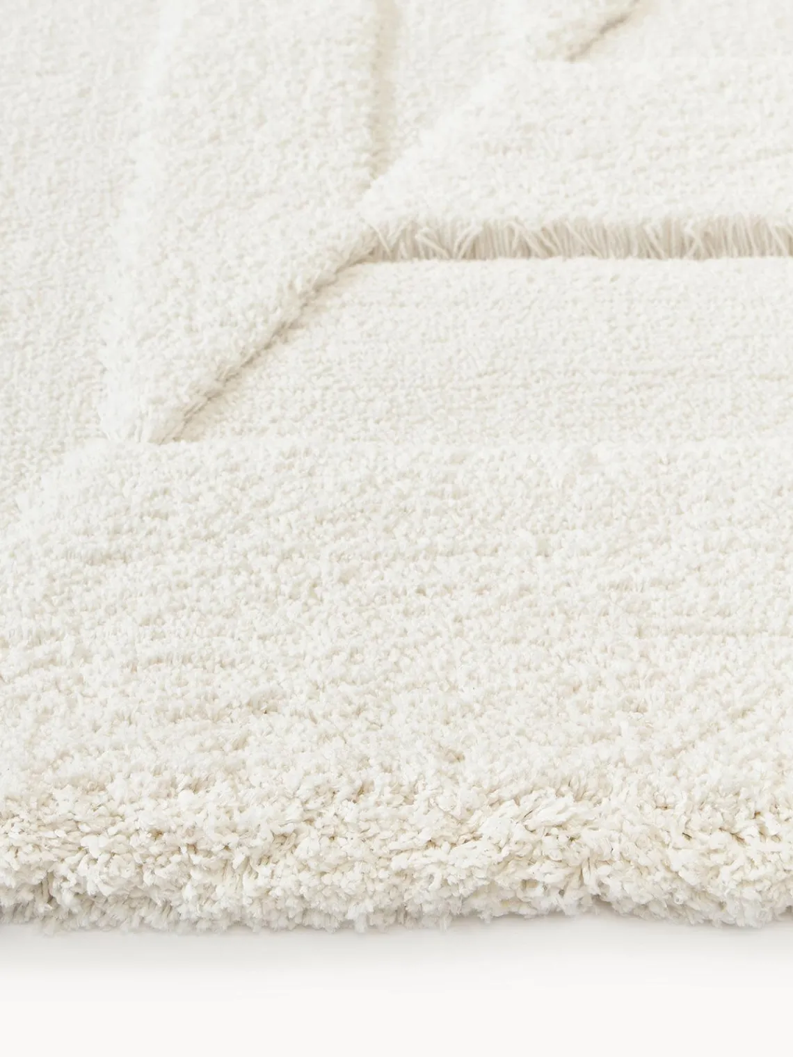 Online Alfombra de pelo largo texturizada Zion Rectangular|Alfombras Rectangulares