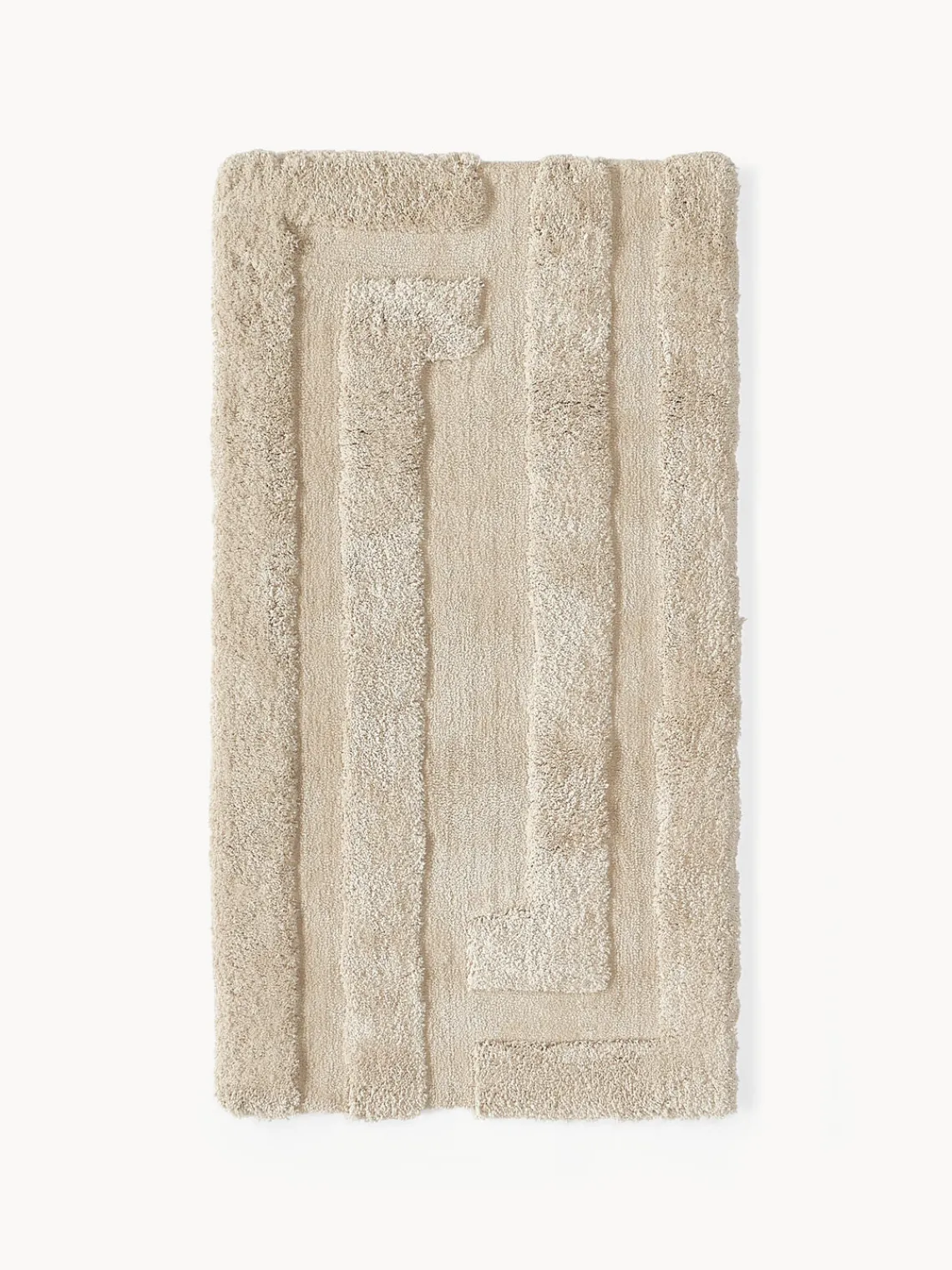 Outlet Alfombra de pelo largo texturizado Genève Rectangular|Alfombras Rectangulares