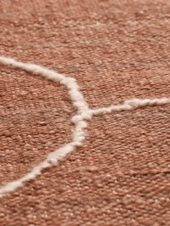 New Alfombra de yute tejida a mano Gesso Rectangular|Alfombras Rectangulares