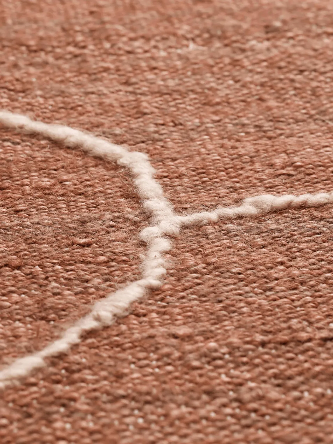 New Alfombra de yute tejida a mano Gesso Rectangular|Alfombras Rectangulares