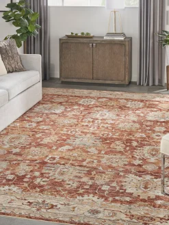 Hot Alfombra estampada de pelo corto Sahar Rectangular|Alfombras Rectangulares