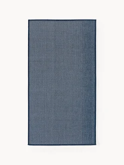 Alfombras De Exterior|Alfombras De Exterior>Westwing Collection Alfombra exterior reversible en zigzag Cort Gris azulado, blanco Off White