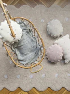 Clearance Alfombra infantil artesanal Biscuit, lavable Niños Decoración Infantil|Alfombras Infantiles