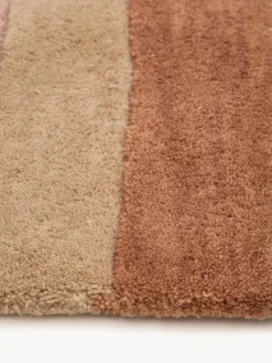 Decoración Infantil|Alfombras Infantiles></noscript>benuta Alfombra infantil artesanal de lana con flecos Rainbow