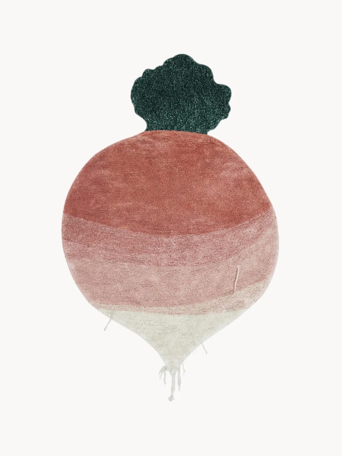 Decoración Infantil|Alfombras Infantiles>Lorena Canals Alfombra infantil artesanal Ramona the Radish, lavable