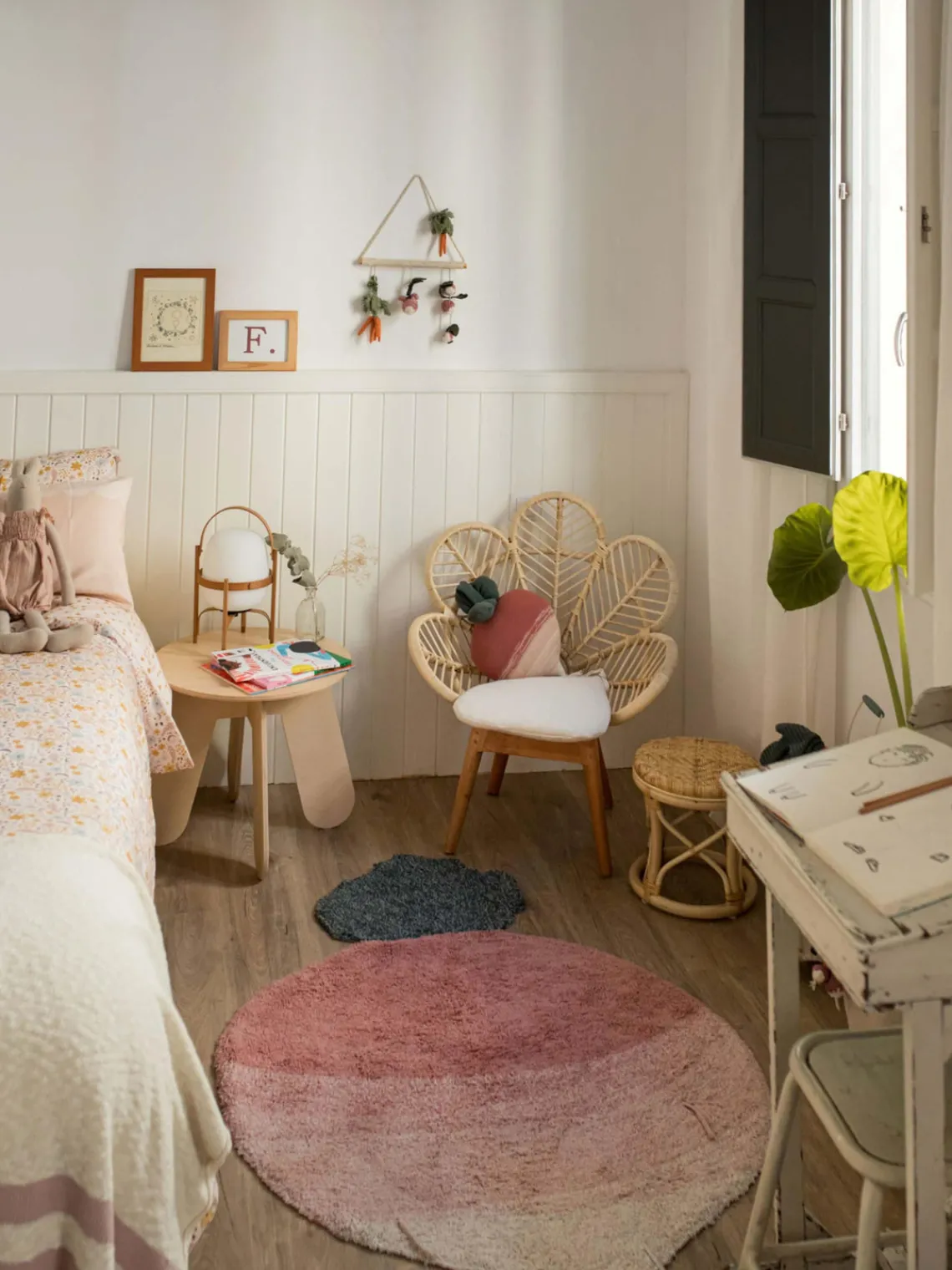 Decoración Infantil|Alfombras Infantiles>Lorena Canals Alfombra infantil artesanal Ramona the Radish, lavable