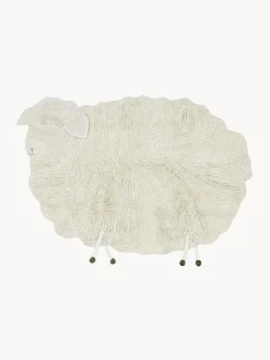 Alfombra infantil artesanal de lana en relieve Sheep, lavable Niños Decoración Infantil|Alfombras Infantiles