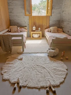 Alfombra infantil artesanal de lana en relieve Sheep, lavable Niños Decoración Infantil|Alfombras Infantiles