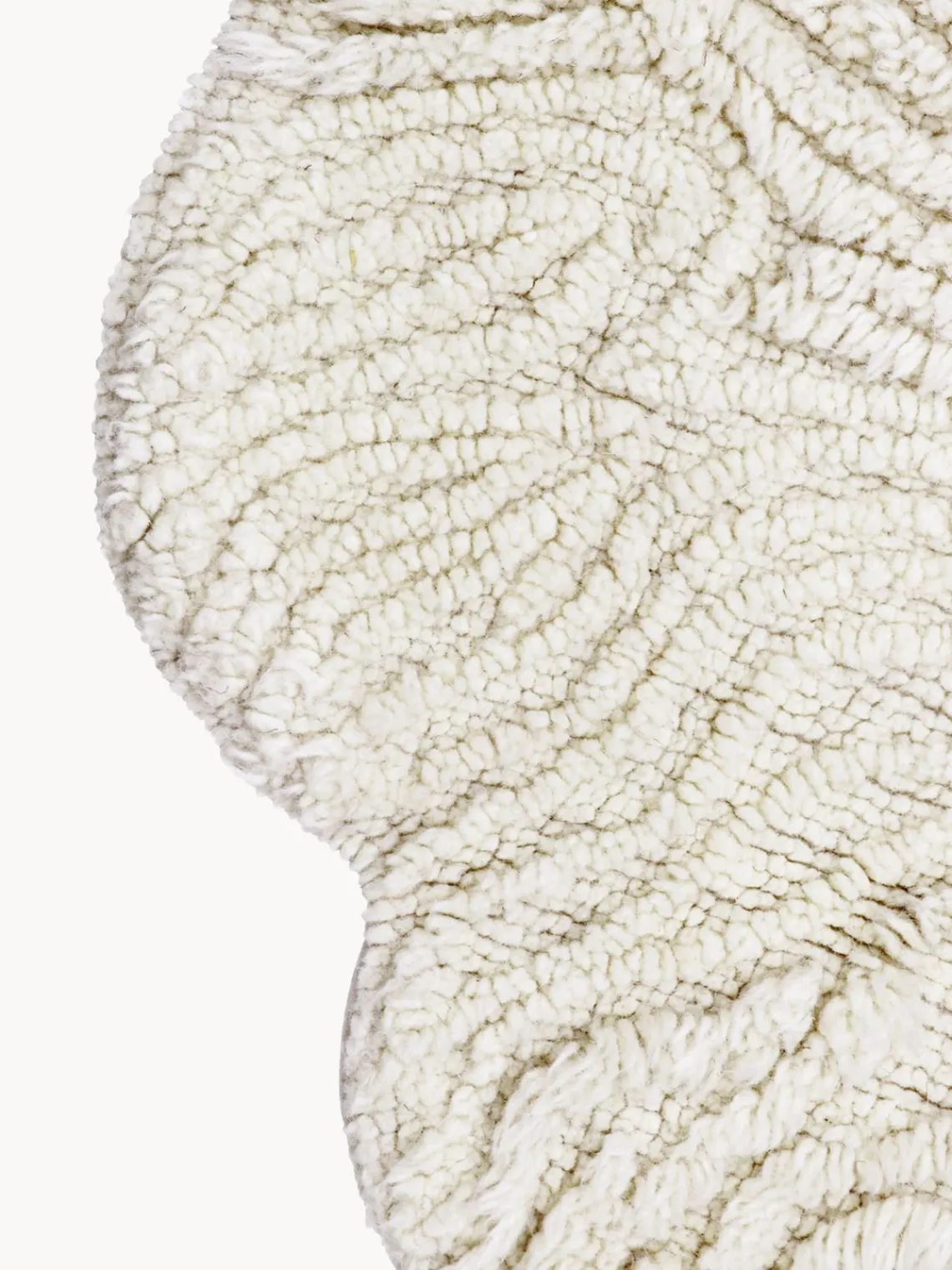 Alfombra infantil artesanal de lana en relieve Sheep, lavable Niños Decoración Infantil|Alfombras Infantiles