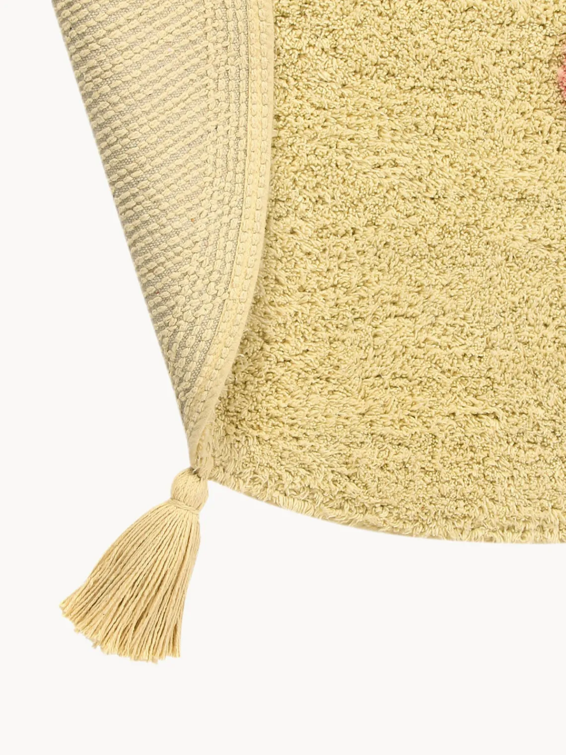 Decoración Infantil|Alfombras Infantiles>Lorena Canals Alfombra infantil artesanal con borlas You're My Sunshine, lavable