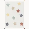 New Alfombra infantil artesanal de algodón Estrellas, lavable Niños Decoración Infantil|Alfombras Infantiles