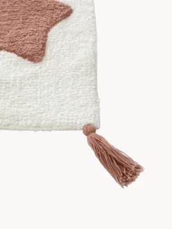 New Alfombra infantil artesanal de algodón Estrellas, lavable Niños Decoración Infantil|Alfombras Infantiles