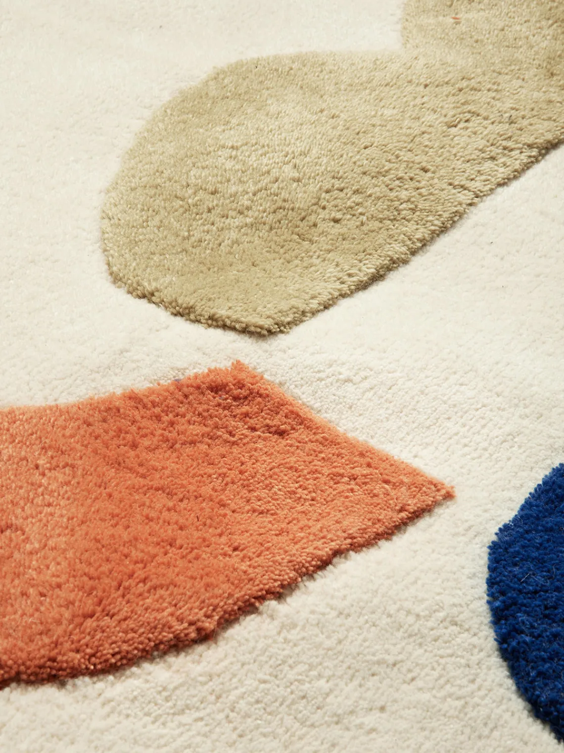 Alfombra infantil artesanal redonda con relieves Panto Niños Decoración Infantil|Alfombras Infantiles