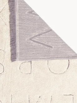 Outlet Alfombra infantil artesanal en capitoné con diseño de letras ABC, lavable Niños Decoración Infantil|Alfombras Infantiles