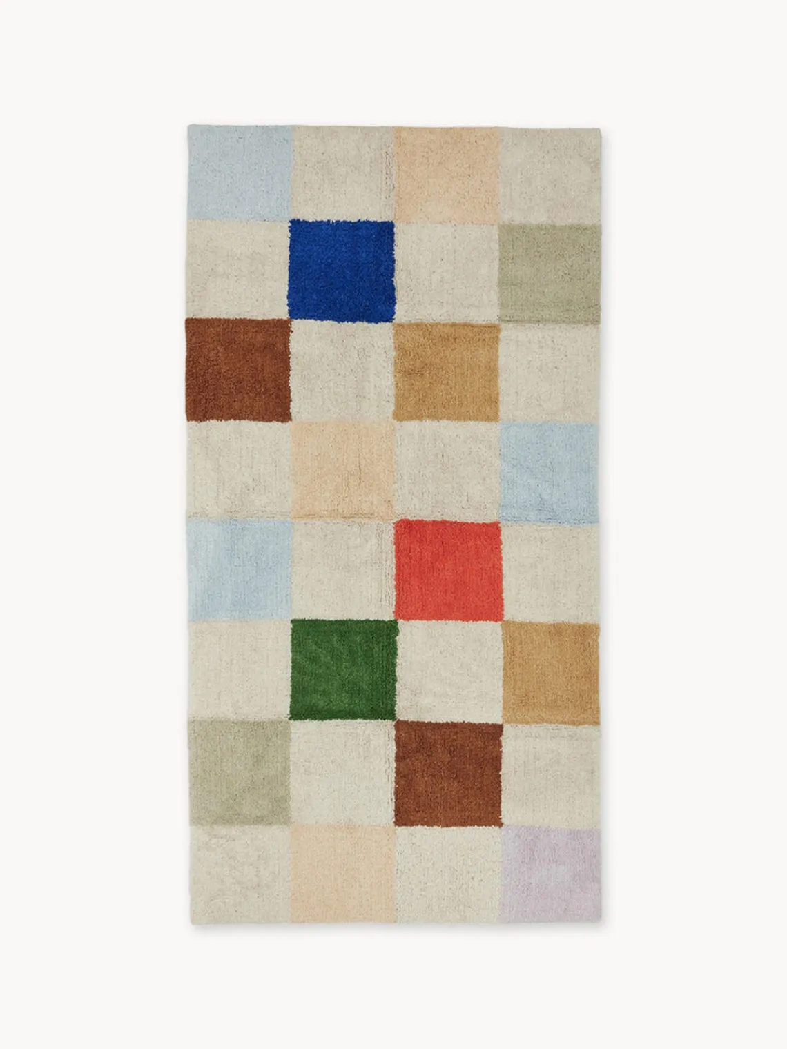 Decoración Infantil|Alfombras Infantiles>Oyoy Living Design Alfombra infantil artesanal Chess, lavable